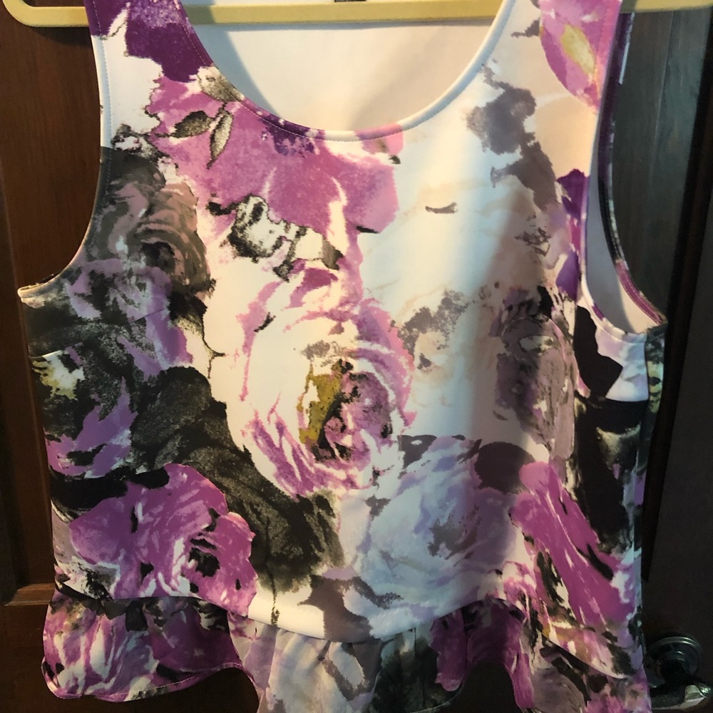 Inc brand sleeveless top.  Great color and stretchy material.